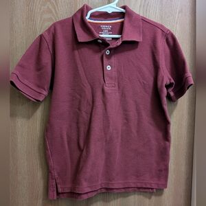 🔥B2G1! French Toast Burgundy Polo Shirt 6/7 Excellent Condition